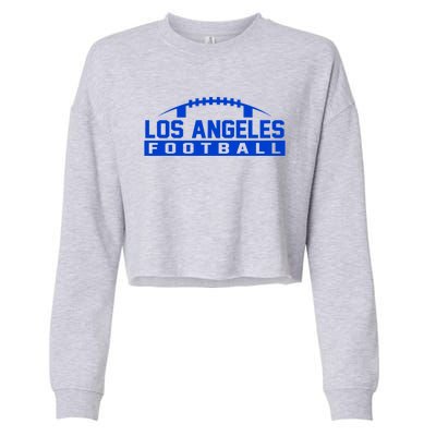 Los Angeles Football Logo Cropped Pullover Crew