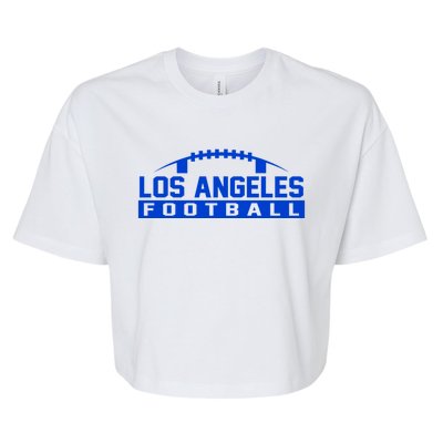 Los Angeles Football Logo Bella+Canvas Jersey Crop Tee