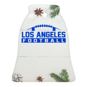 Los Angeles Football Logo Ceramic Bell Ornament