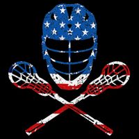 Lacrosse American Flag Lax Helmet Sticks 4th Of July Gifts Impact Tech Backpack