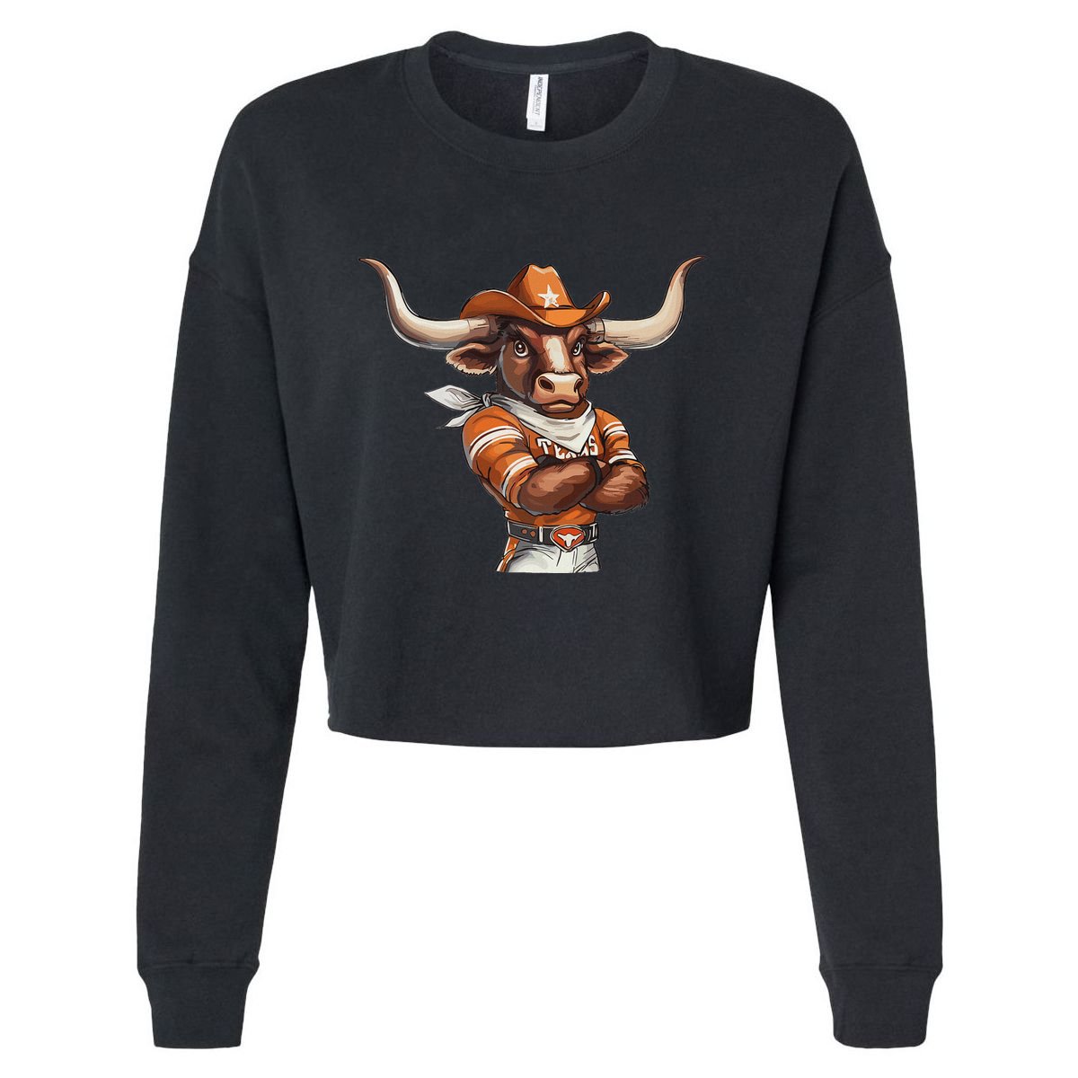 Longhorn Apparel For Women And Cropped Pullover Crew