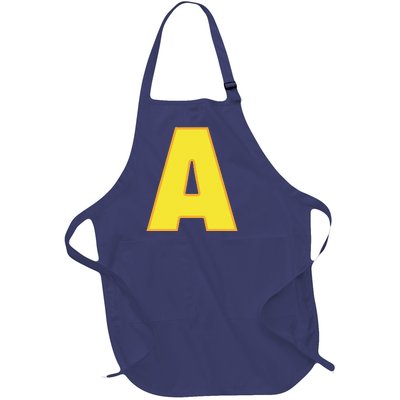 Letter A Funny Matching Halloween Costume Full-Length Apron With Pockets