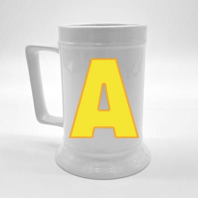 Letter A Funny Matching Halloween Costume Beer Stein