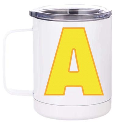 Letter A Funny Matching Halloween Costume 12 oz Stainless Steel Tumbler Cup