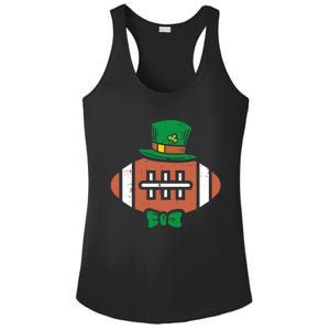 Leprechaun American Football St Patricks Day Sports Gift Funny Gift Ladies PosiCharge Competitor Racerback Tank