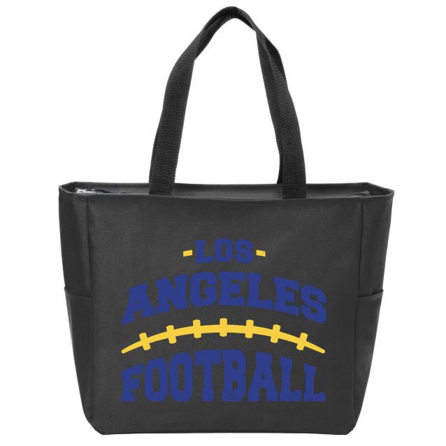 Los Angeles Football Zip Tote Bag