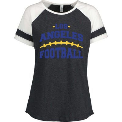 Los Angeles Football Enza Ladies Jersey Colorblock Tee