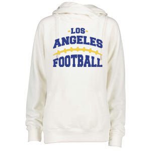 Los Angeles Football Womens Funnel Neck Pullover Hood