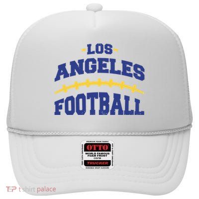 Los Angeles Football High Crown Mesh Back Trucker Hat