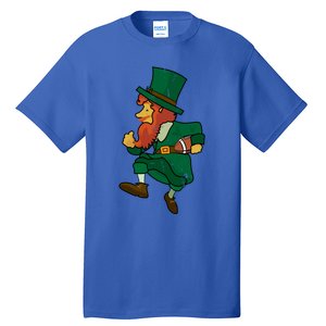 Leprechaun American Football St Patricks Day Sports Lover Cute Gift Tall T-Shirt