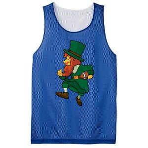 Leprechaun American Football St Patricks Day Sports Lover Cute Gift Mesh Reversible Basketball Jersey Tank