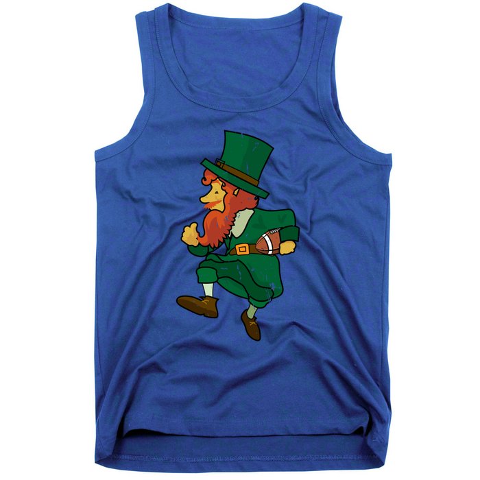 Leprechaun American Football St Patricks Day Sports Lover Cute Gift Tank Top