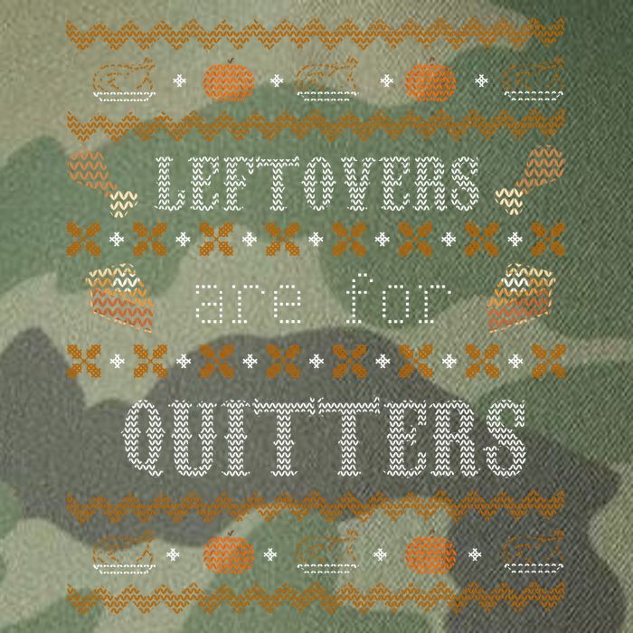 Leftovers Are For Quitters Ugly Thanksgiving Sweater Design Legacy Tie Dye Trucker Hat