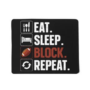 Lineman Art For Women Football Player Offensive Lineman Mousepad