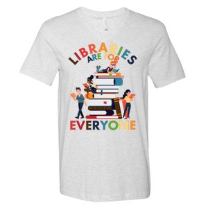 Libraries Are For Everyone Book Lover V-Neck T-Shirt