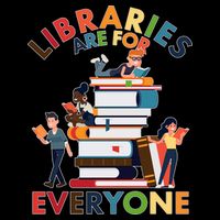 Libraries Are For Everyone Book Lover Performance Shirt