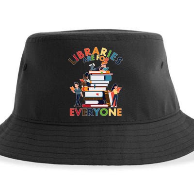 Libraries Are For Everyone Book Lover Sustainable Bucket Hat