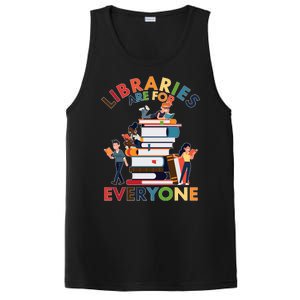 Libraries Are For Everyone Book Lover PosiCharge Competitor Tank