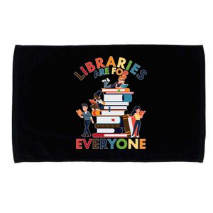 Libraries Are For Everyone Book Lover Microfiber Hand Towel