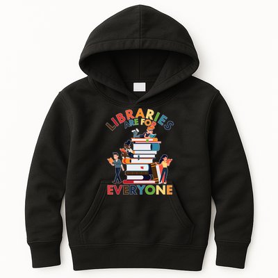 Libraries Are For Everyone Book Lover Kids Hoodie