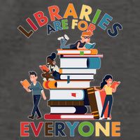 Libraries Are For Everyone Book Lover Vector Backpack
