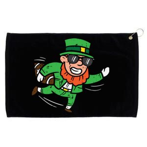 Leprechaun American Football St Patricks Day Gift Grommeted Golf Towel