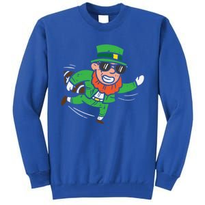 Leprechaun American Football St Patricks Day Gift Tall Sweatshirt