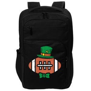 Leprechaun American Football St Patricks Day Sports Gift Impact Tech Backpack