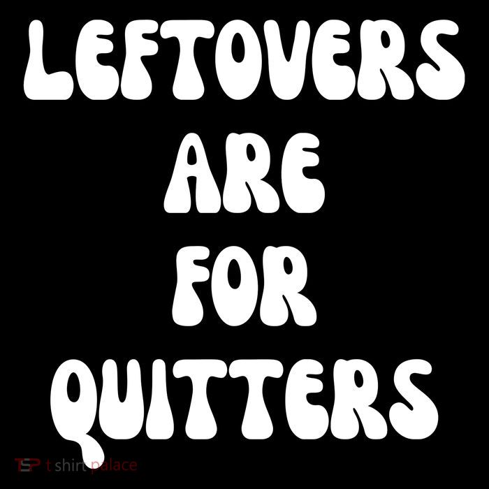 Leftovers Are For Quitters Funny Holiday Sustainable Knit Beanie