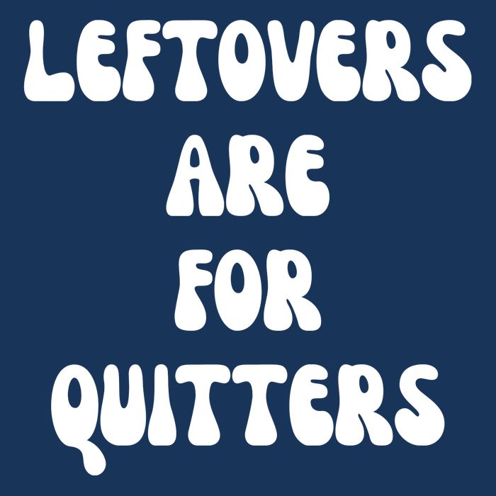 Leftovers Are For Quitters Funny Holiday Infant Baby Jersey Bodysuit