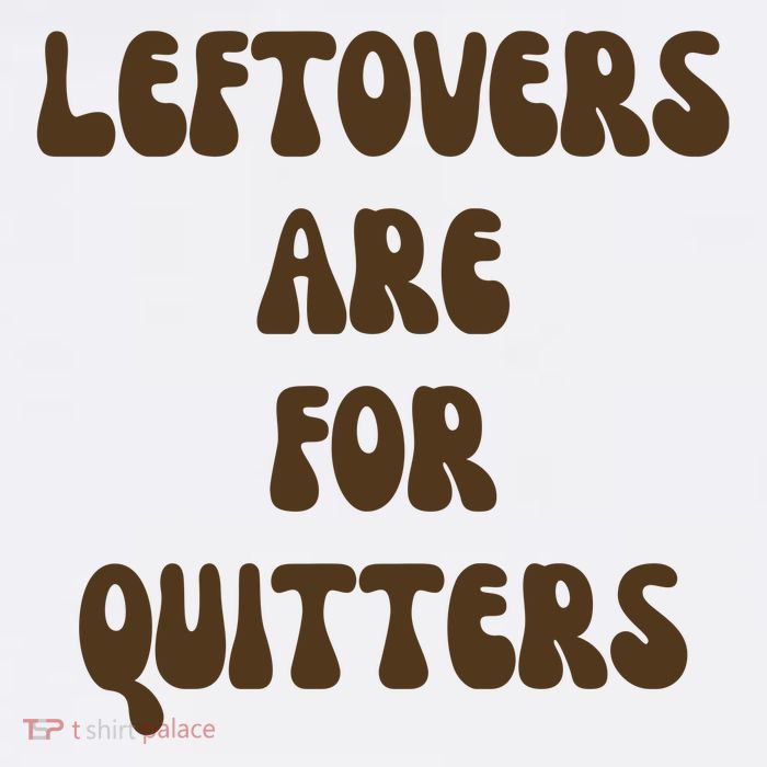 Leftovers Are For Quitters Funny Holiday Sustainable Bucket Hat