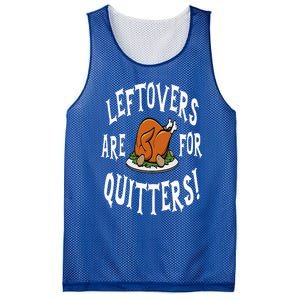 Leftovers Are For Quitters   Thanksgiving Turkey Mesh Reversible Basketball Jersey Tank