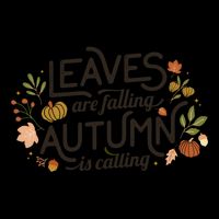 Leaves Are Falling Autumn Is Calling Drawstring Bag