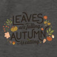 Leaves Are Falling Autumn Is Calling Vector Backpack
