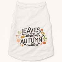 Leaves Are Falling Autumn Is Calling Doggie Tank