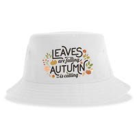 Leaves Are Falling Autumn Is Calling Sustainable Bucket Hat