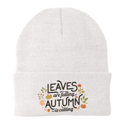 Leaves Are Falling Autumn Is Calling Beanie