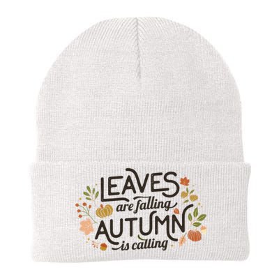 Leaves Are Falling Autumn Is Calling Knit Cap Winter Beanie