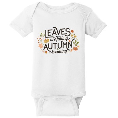 Leaves Are Falling Autumn Is Calling Baby Bodysuit