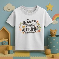 Leaves Are Falling Autumn Is Calling Toddler T-Shirt
