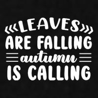 Leaves Are Falling Autumn Is Calling Ladies PosiCharge Tri-Blend Wicking Tank