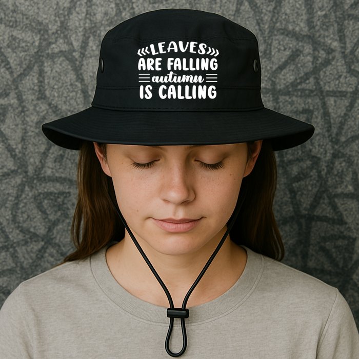 Leaves Are Falling Autumn Is Calling Bucket Hat