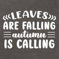 Leaves Are Falling Autumn Is Calling Cotton Canvas Backpack