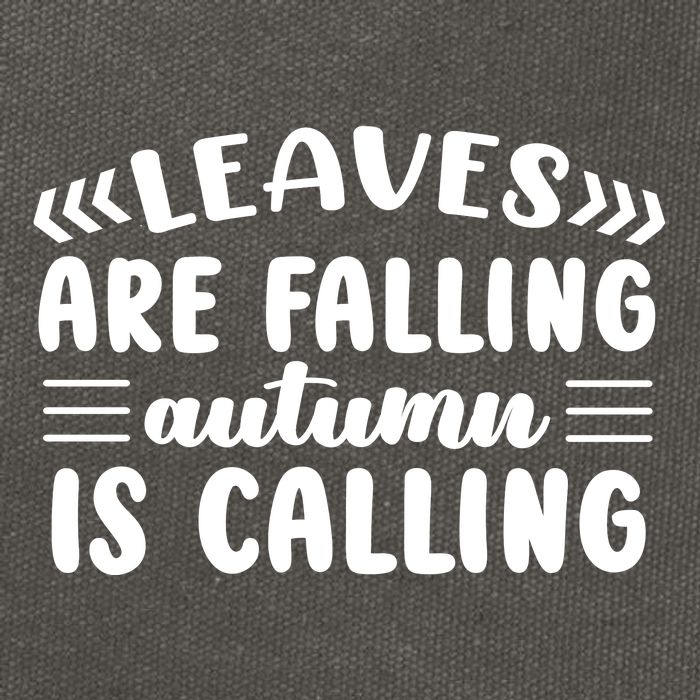 Leaves Are Falling Autumn Is Calling Cotton Canvas Backpack