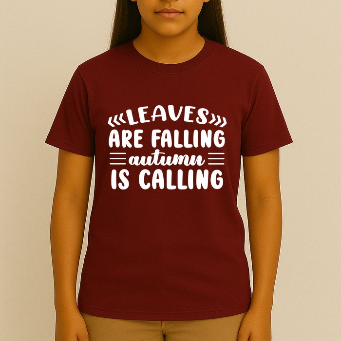 Leaves Are Falling Autumn Is Calling T-Shirt