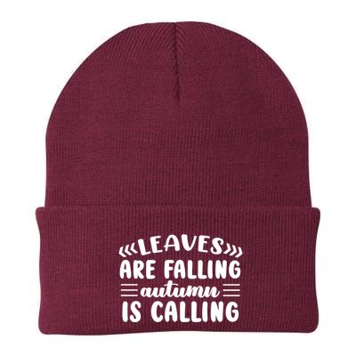 Leaves Are Falling Autumn Is Calling Beanie