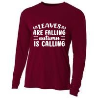Leaves Are Falling Autumn Is Calling Cooling Performance Long Sleeve Crew