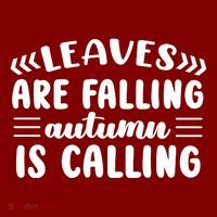 Leaves Are Falling Autumn Is Calling Sustainable Knit Beanie