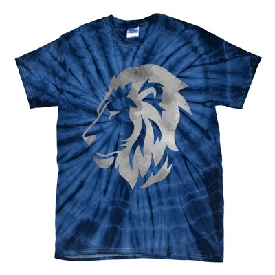 Lion Art Funny Felidae Large Cat Lover Outfit Women Gift Tie-Dye T-Shirt