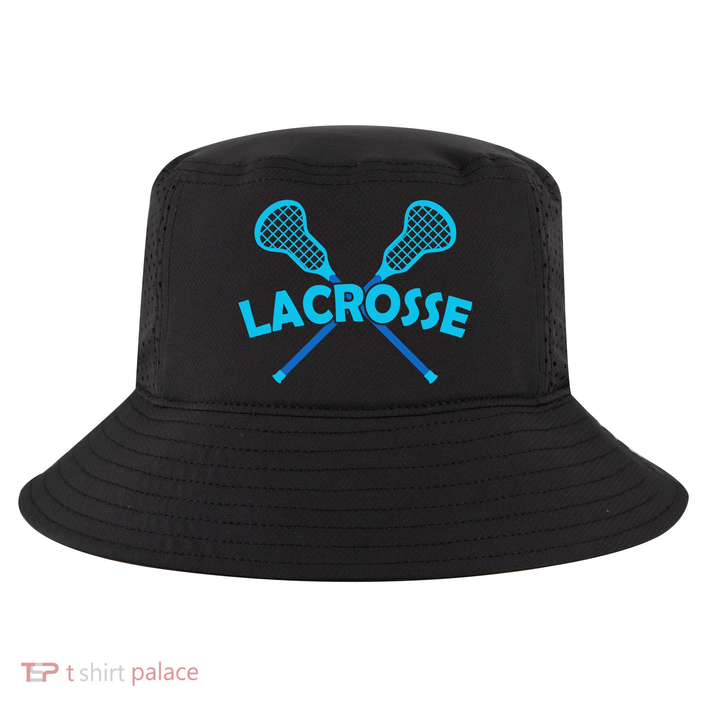 Lacrosse Player Gift Sticks  Cool Comfort Performance Bucket Hat